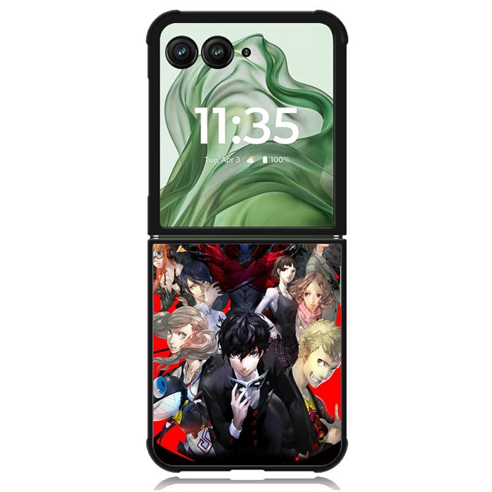 persona 5 X8843 Motorola Moto Razr+ Plus 2024/2025 Case, Motorola Razr 50 Ultra/50s Ultra Case