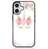Unicorn Clip Art Case iPhone 16 BC0853