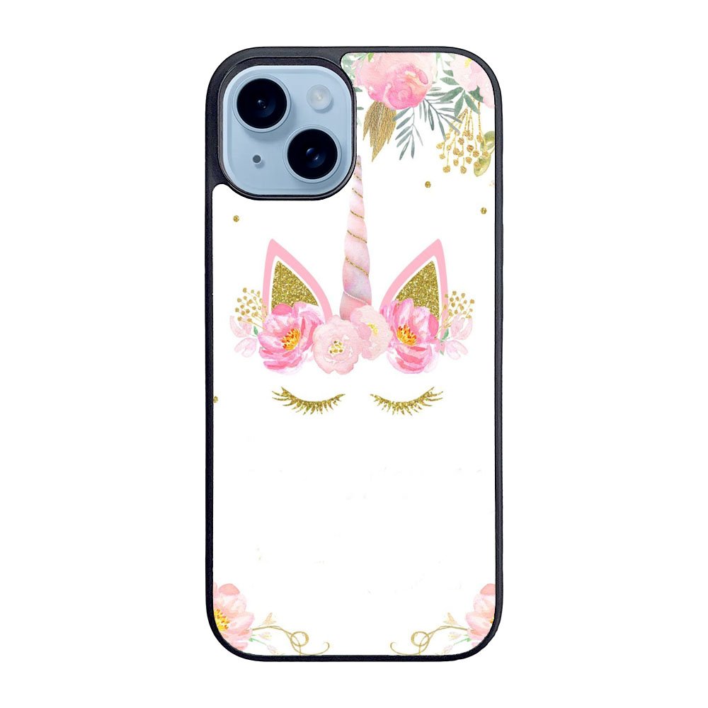 Unicorn Clip Art Case iPhone 15 BC0853
