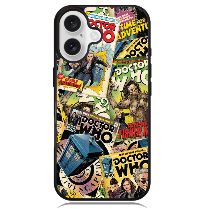 Doctor Who Comic Book Case iPhone 16 BC0839