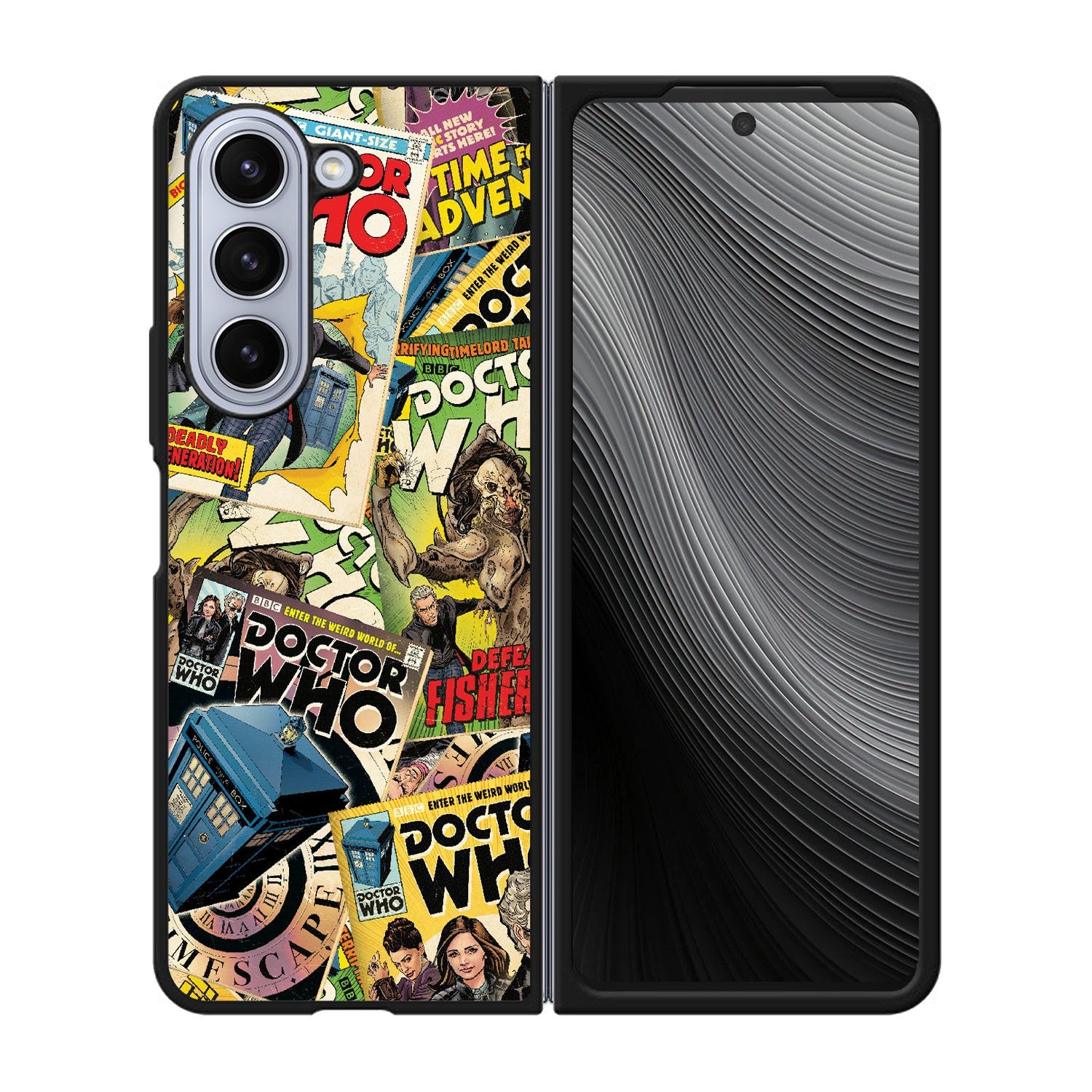 Doctor Who Comic Book Case Samsung Galaxy z Fold 5 5G BC0839