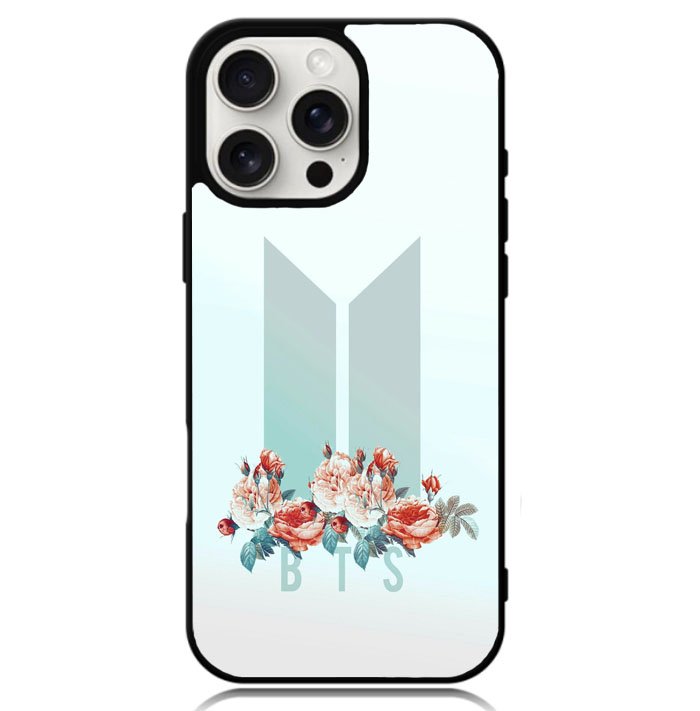 New BTS Logo Case iPhone 16 Pro Max BC0849