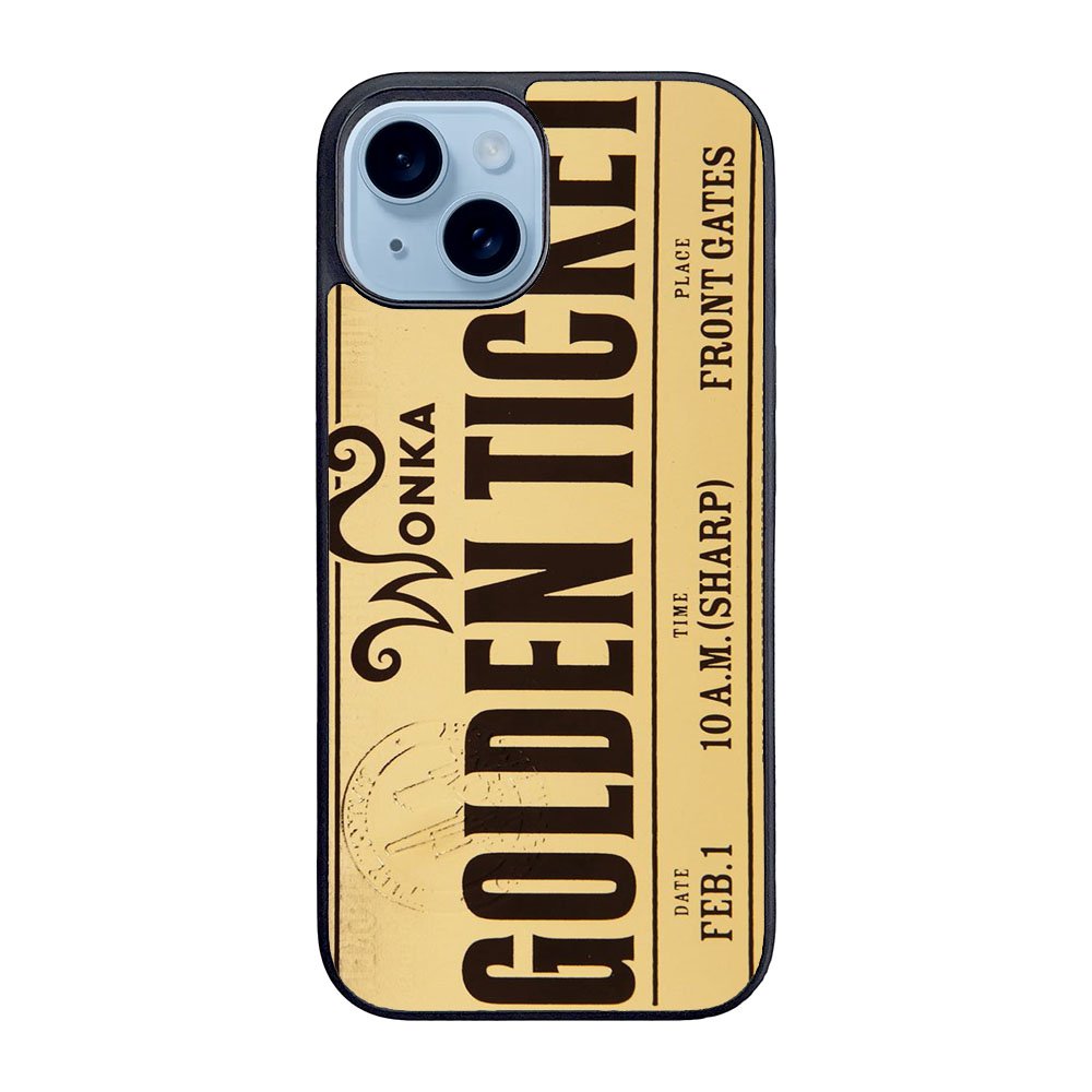 Golden Ticket Chocolate Case iPhone 15 BC0842