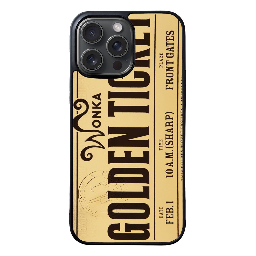 Golden Ticket Chocolate Case iPhone 15 Pro BC0842