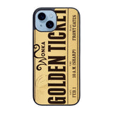 Golden Ticket Chocolate Case iPhone 15 BC0842