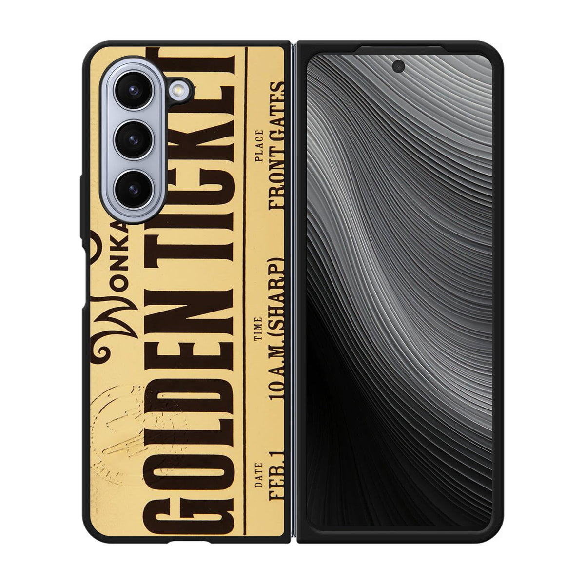 Golden Ticket Chocolate Case Samsung Galaxy z Fold 5 5G BC0842