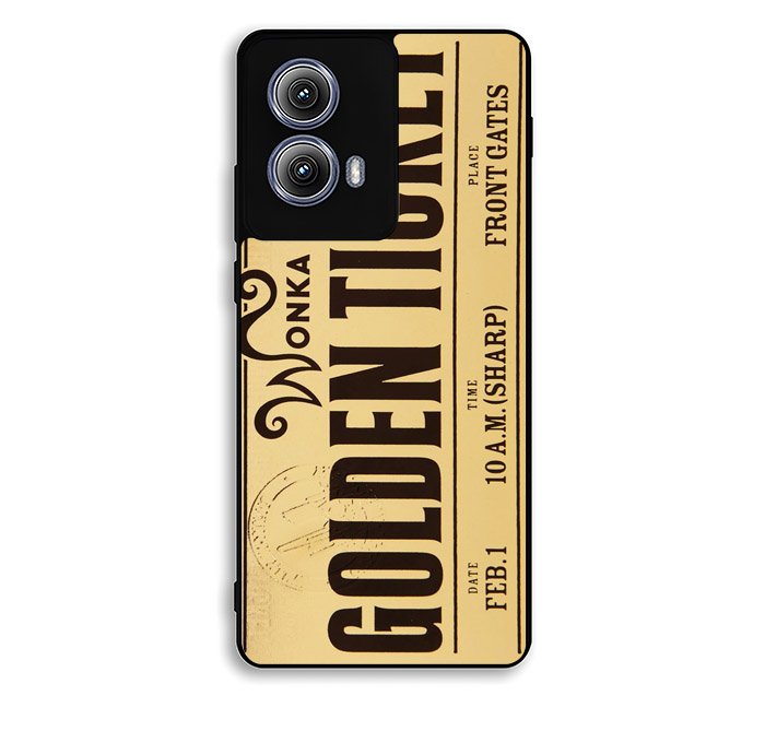 Golden Ticket Chocolate Motorola Moto Edge 2024 Case BC0842
