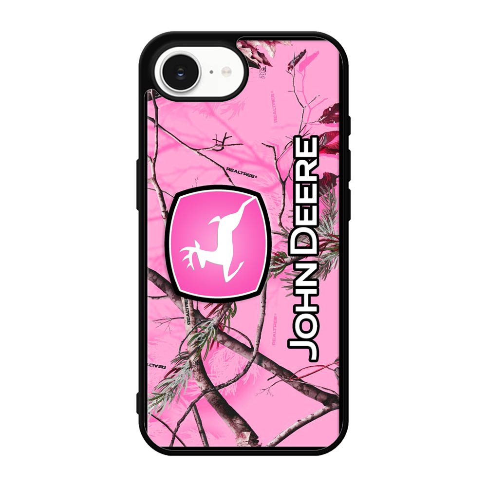 John Deere Pink Camo iPhone 16e Case BC0844