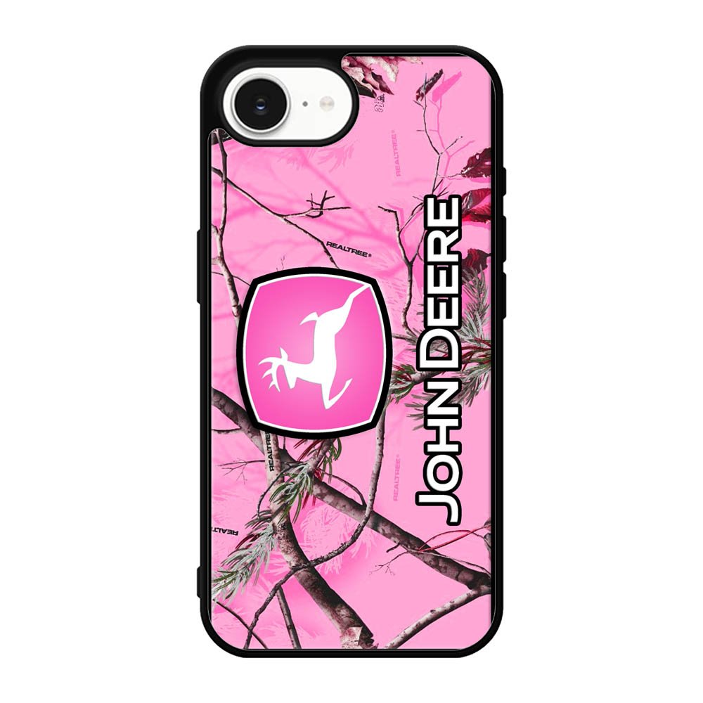 John Deere Pink Camo iPhone 17e Case BC0844