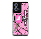 John Deere Pink Camo Motorola Moto Edge 2024 Case BC0844