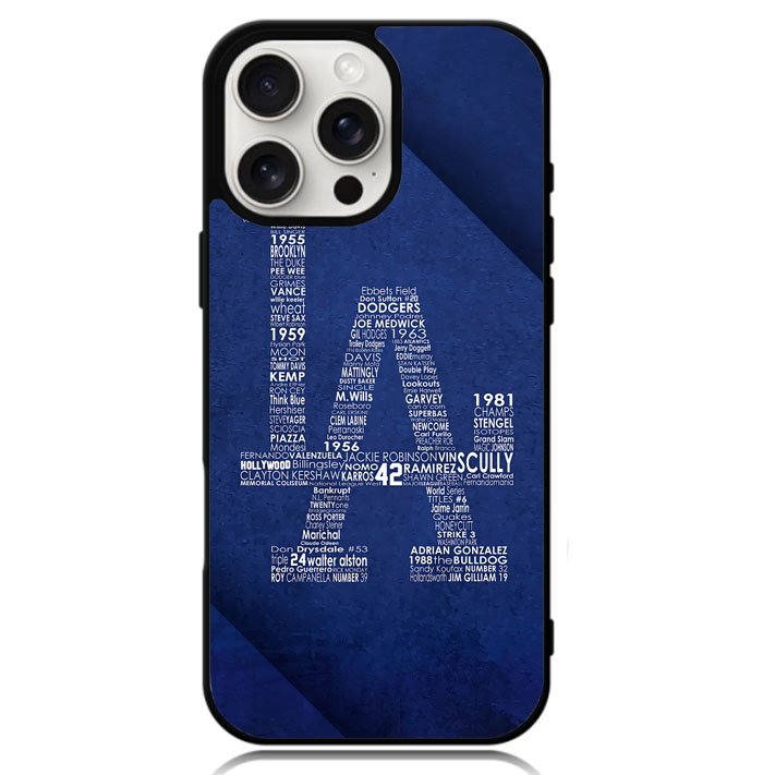 La Dodgers Case iPhone 16 Pro Max BC0845