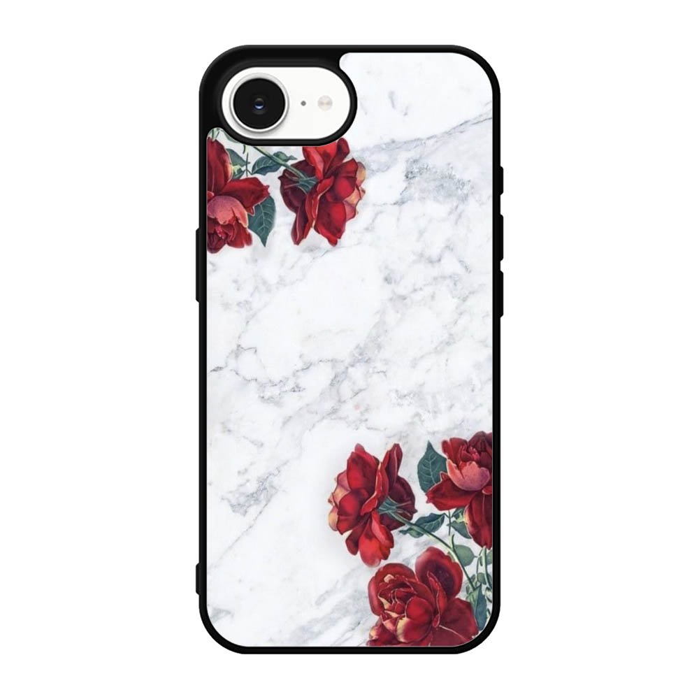 Marble With Roses iPhone 17e Case BC0847