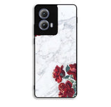 Marble With Roses Motorola Moto Edge 2024 Case BC0847