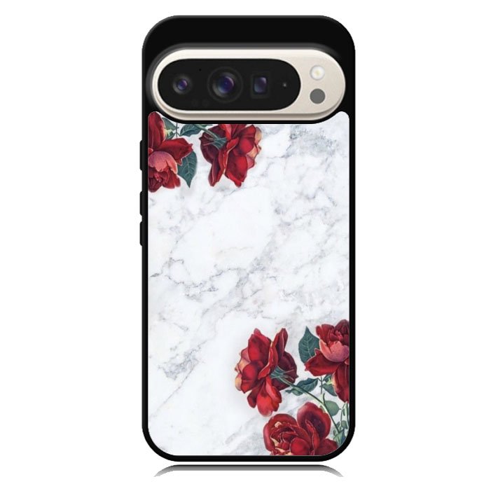 Marble With Roses Google Pixel 10 Pro XL Case BC0847