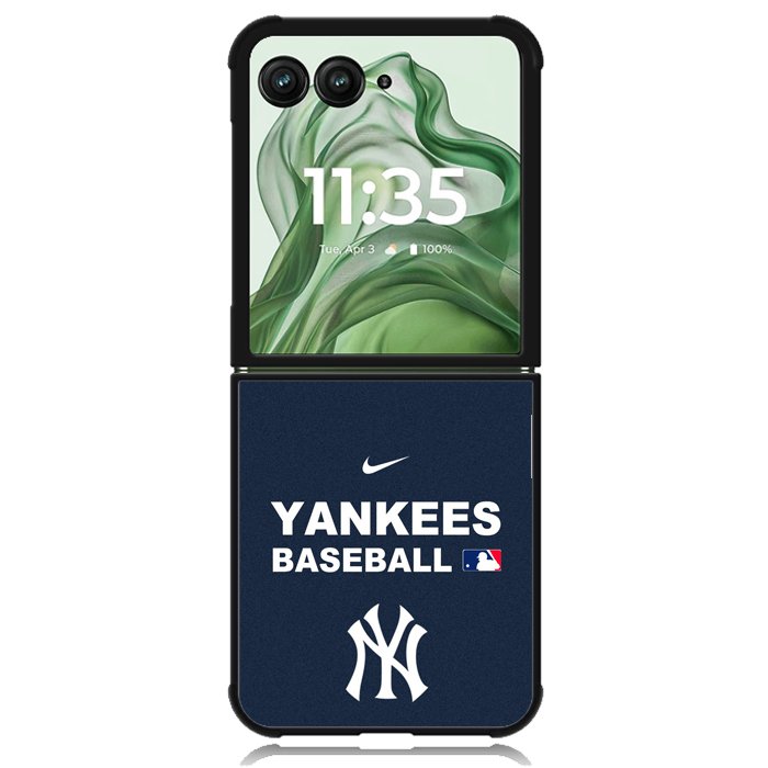 New York Yankees X8882 Motorola Moto Razr+ Plus 2024/2025 Case, Motorola Razr 50 Ultra/50s Ultra Case