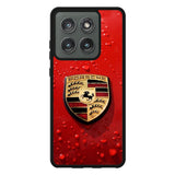 Porsche Logo Red X8906 Motorola Moto Edge 2025 Case