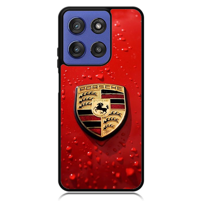 Porsche Logo Red X8906 Motorola Moto G Stylus 5G 2025 Case