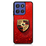 Porsche Logo Red X8906 Motorola Moto G Stylus 5G 2025 Case
