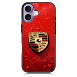 Porsche Logo Red X8906 iPhone 17 Case
