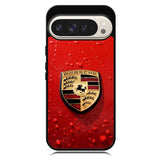 Porsche Logo Red X8906 Google Pixel 9 | Google Pixel 9 Pro Case
