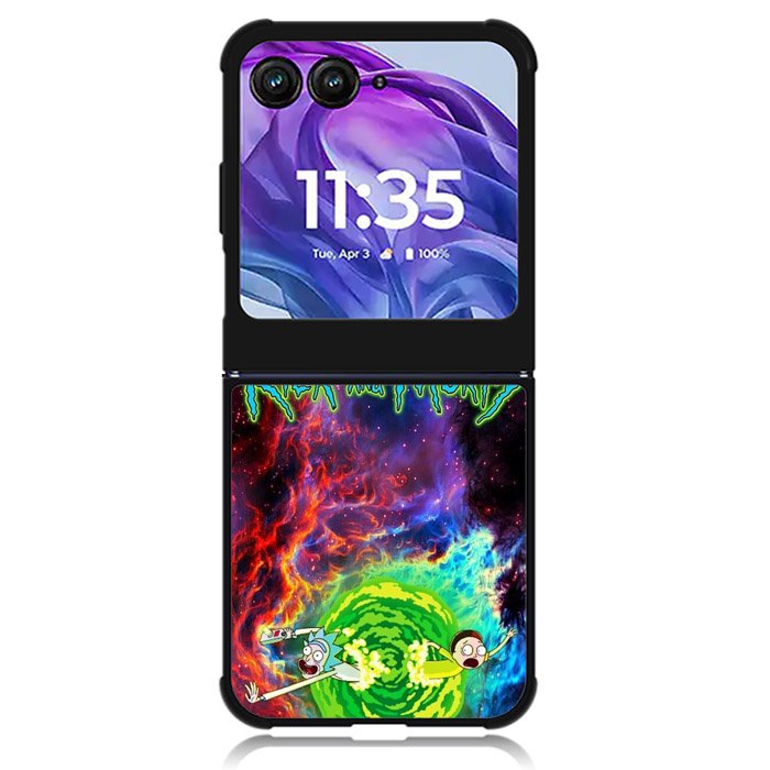 Rick And Morty Wallpaper Motorola Moto Razr 2024 , Moto Razr 50 Case