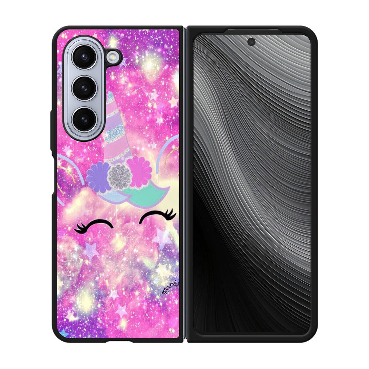 Unicorn Clipart Case Samsung Galaxy z Fold 5 5G BC0876