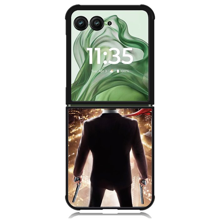 hitman agent 47 2015 X0438 Motorola Moto Razr+ Plus 2024/2025 Case, Motorola Razr 50 Ultra/50s Ultra Case