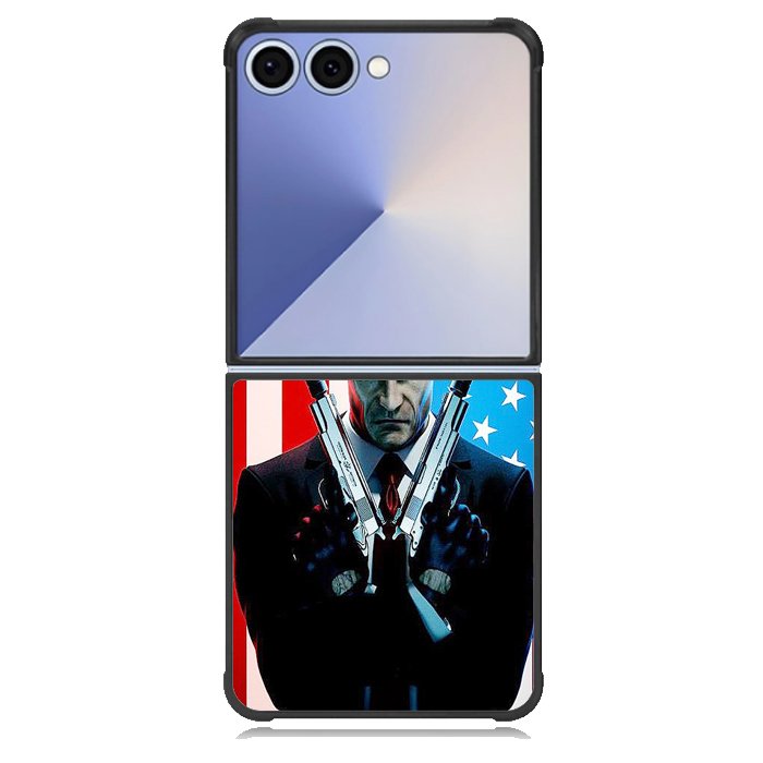 HITMAN thriller action assassin crime X0437 Samsung Galaxy Z Flip 7 Case