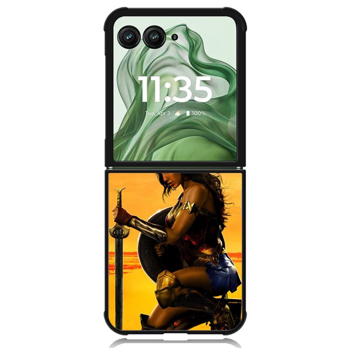 Wonder Woman Poster X8916 Motorola Moto Razr+ Plus 2024/2025 Case, Motorola Razr 50 Ultra/50s Ultra Case
