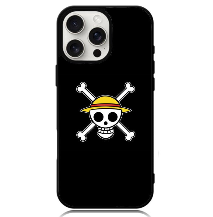 Straw Hat Jolly Roger Case iPhone 16 Pro Max BC0860