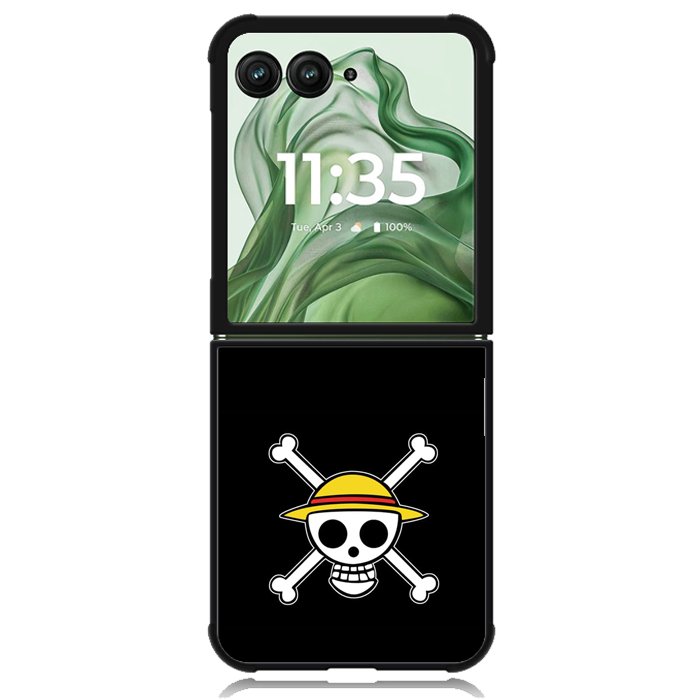 Straw Hat Jolly Roger X8905 Motorola Moto Razr+ Plus 2024/2025 Case, Motorola Razr 50 Ultra/50s Ultra Case