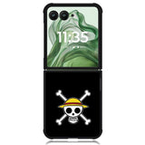 Straw Hat Jolly Roger X8905 Motorola Moto Razr+ Plus 2024/2025 Case, Motorola Razr 50 Ultra/50s Ultra Case