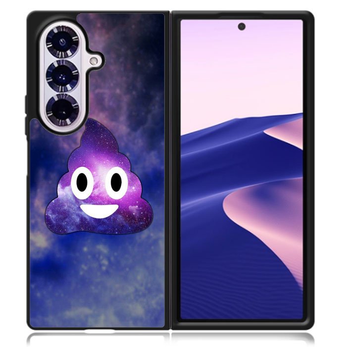 Poop Emoji Samsung Galaxy Z Fold 7 5G Case BC0896