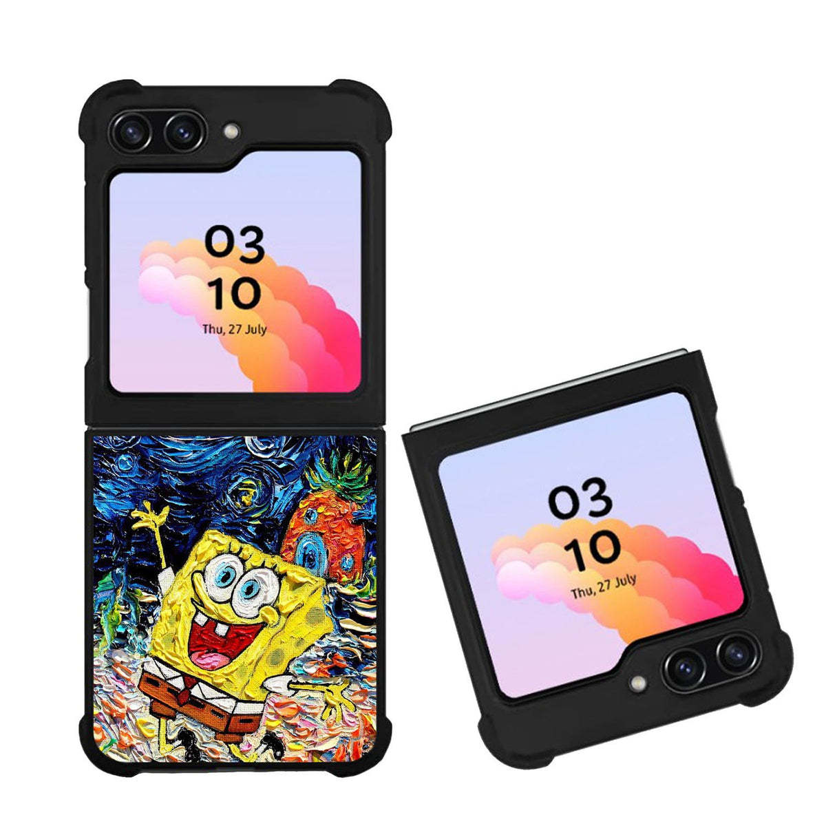Spongebob Squarepants Art Case Samsung Galaxy Z Flip 5 5G BC0880