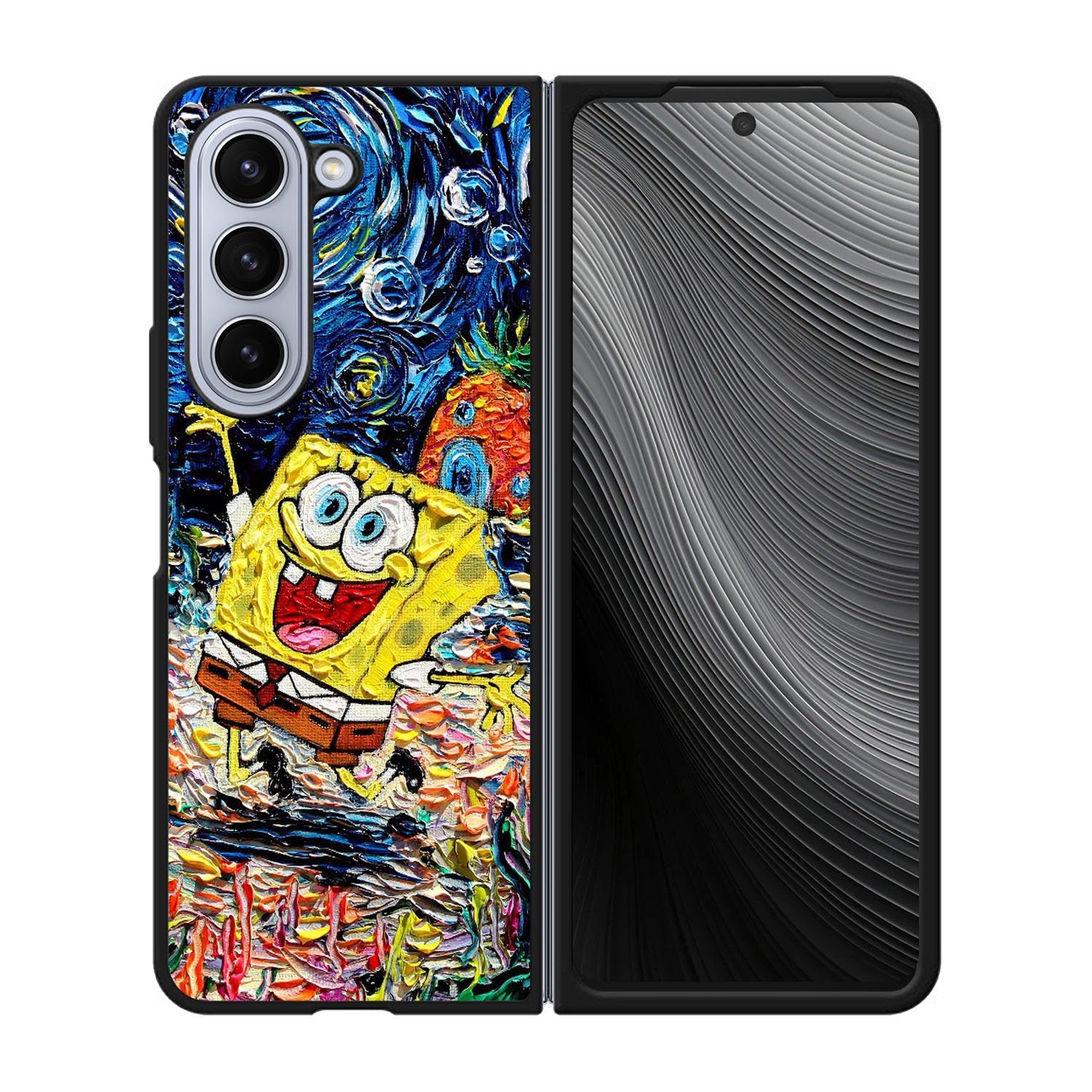 Spongebob Squarepants Art Case Samsung Galaxy z Fold 5 5G BC0880