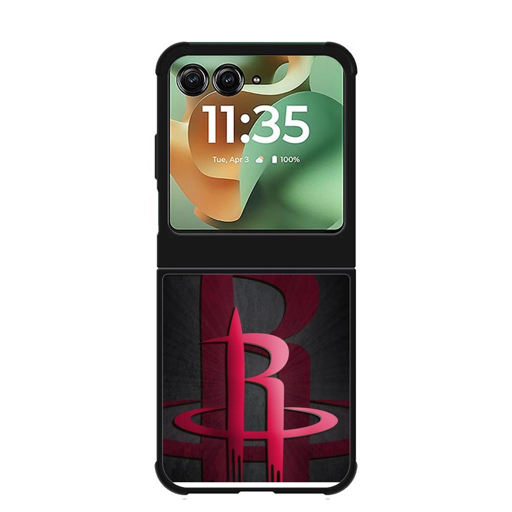 Black Houston Rockets X9065 Motorola Moto RAZR 2025 Case