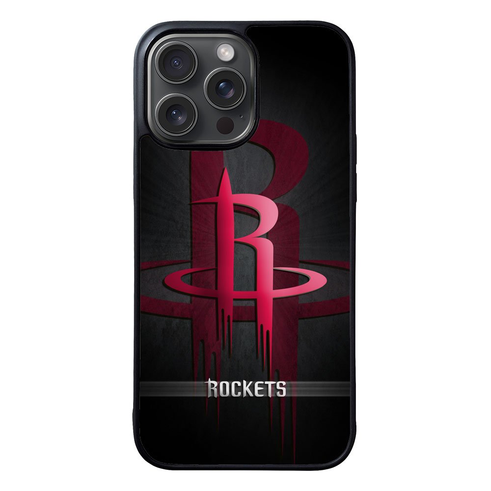 Black Houston Rockets Case iPhone 15 Pro Max BC0877