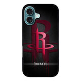 Black Houston Rockets Case iPhone 16 Plus BC0877