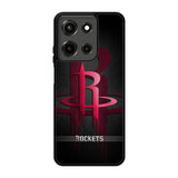 Black Houston Rockets Motorola Moto G 5G 2025 Case BC0877