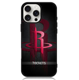 Black Houston Rockets X9065 iPhone 16 Pro Case