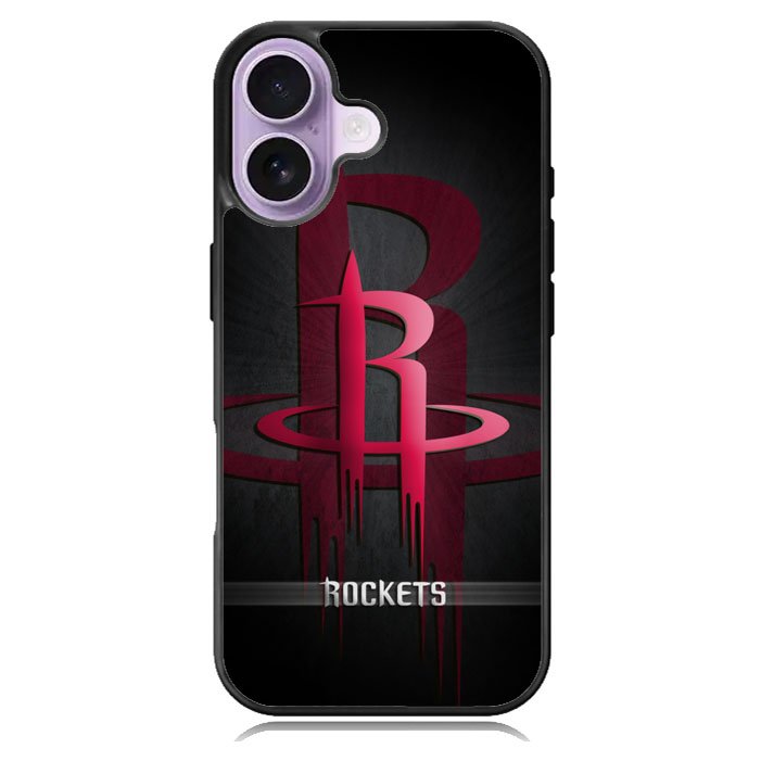 Black Houston Rockets iPhone 17 Case BC0877