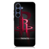 Black Houston Rockets X9065 Samsung Galaxy S25 FE Case
