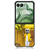 Marshmello Happier X9068 Motorola Moto Razr+ Plus 2024/2025 Case, Motorola Razr 50 Ultra/50s Ultra Case