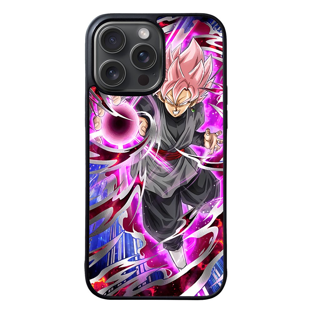 Rose Stained Super Saiyan Goku Case iPhone 15 Pro Max BC0914