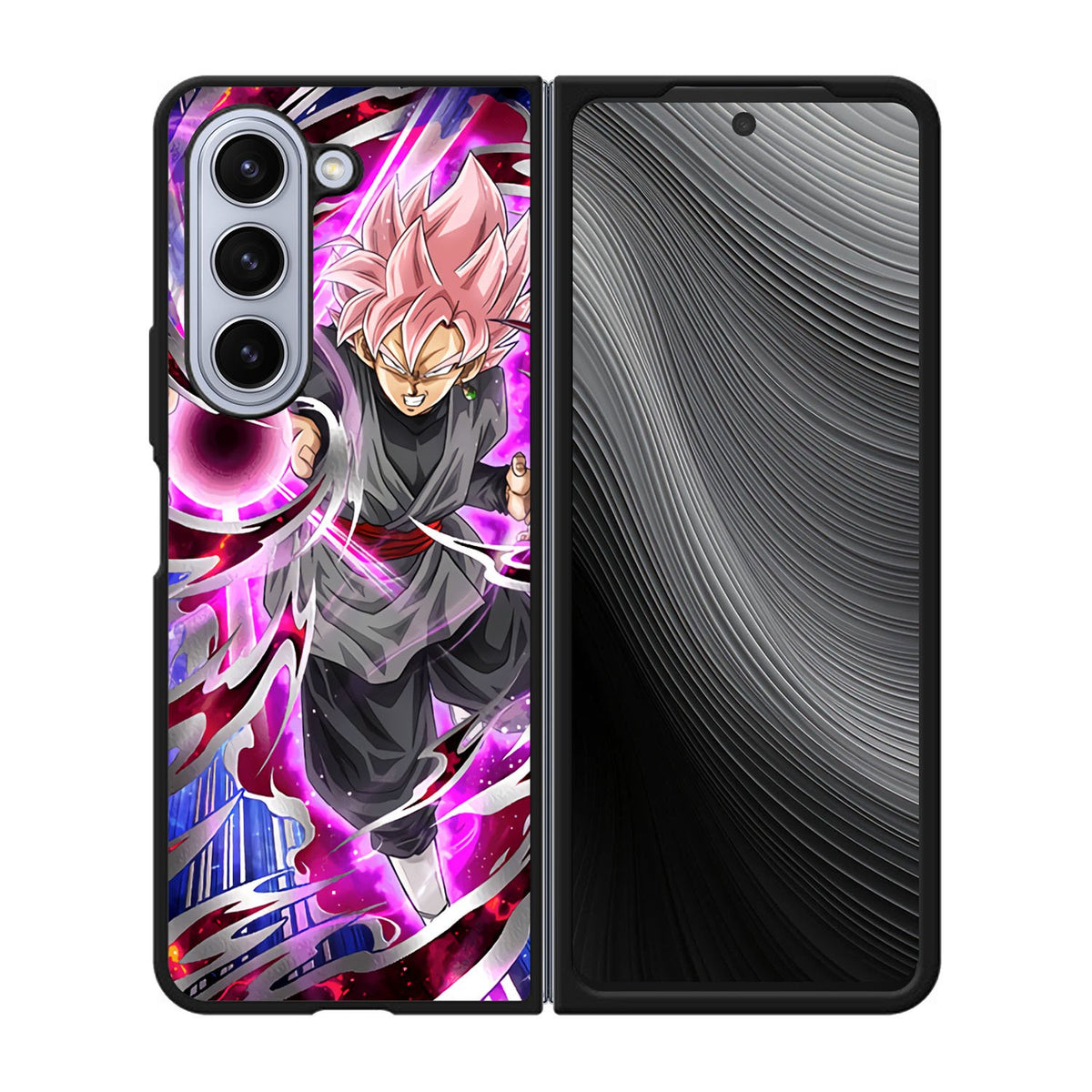 Rose Stained Super Saiyan Goku Case Samsung Galaxy z Fold 5 5G BC0914