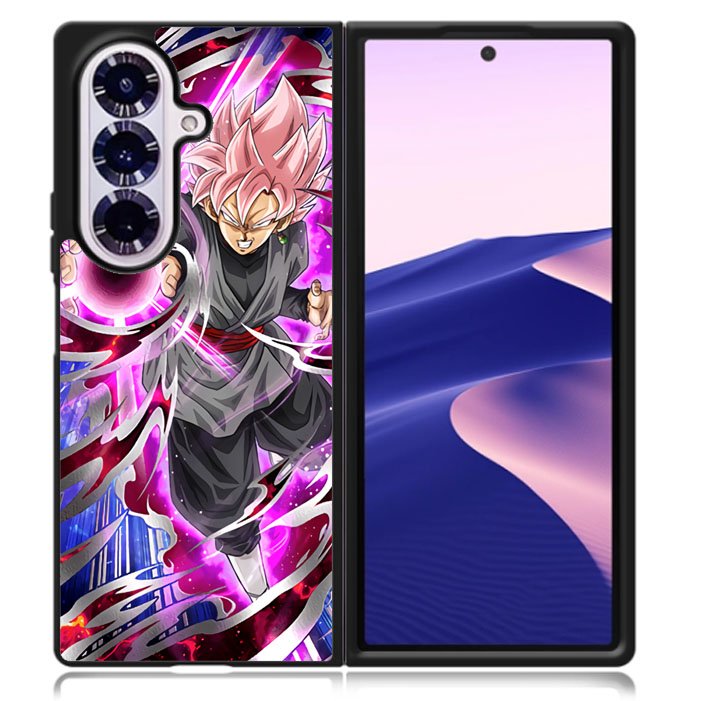 Rose Stained Super Saiyan Goku Samsung Galaxy Z Fold 7 5G Case BC0914