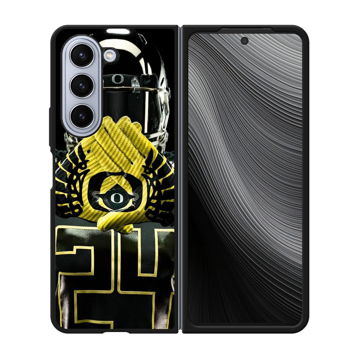 Simple Oregon Ducks Case Samsung Galaxy z Fold 5 5G BC0915