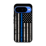 thin blue line flag X9119 Google Pixel 10 Case