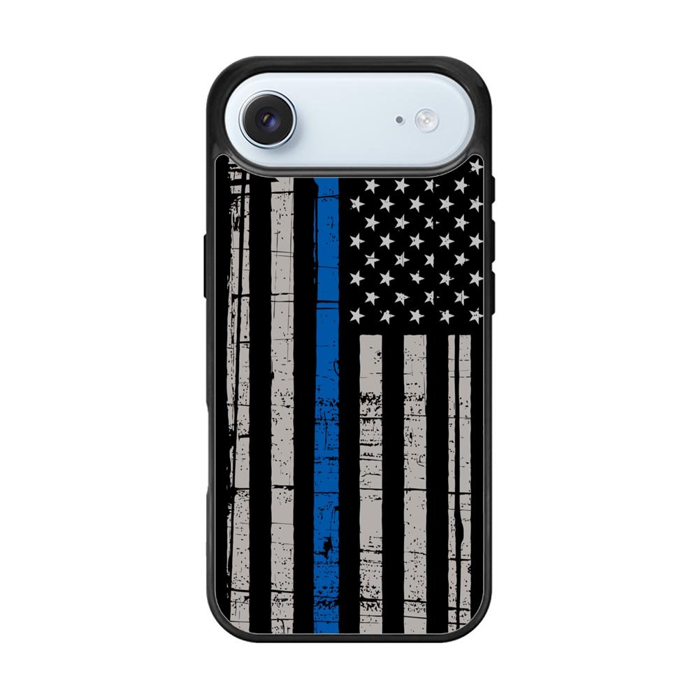 thin blue line flag X9119 iPhone Air Case