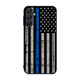 thin blue line flag Samsung Galaxy A25 5G Case BC0916